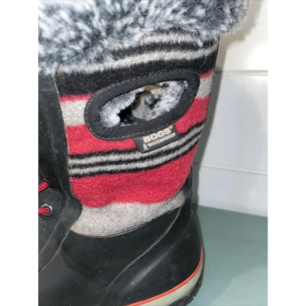 Bogs Arcata -40 Degrees Faux Fur‎ Lined Winter Boots Kids SIze 6